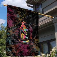 Jumping Fitness Garden Flag Trampoline Workout Pop Art