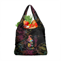 Jumping Fitness Grocery Bag Trampoline Workout Pop Art