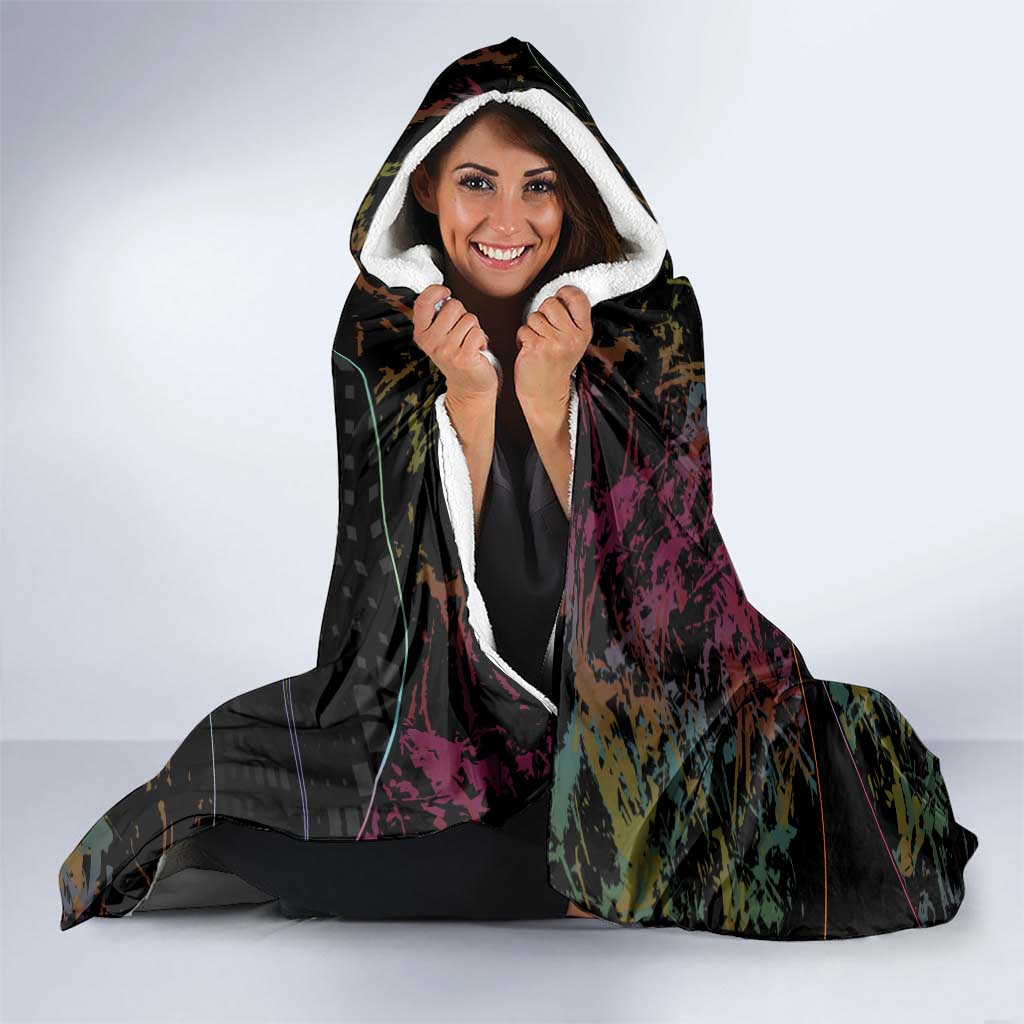 Jumping Fitness Hooded Blanket Trampoline Workout Pop Art