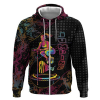 Personalized Jumping Fitness Hoodie Trampoline Workout Pop Art