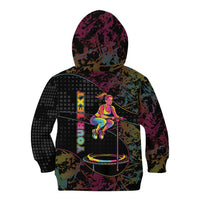 Personalized Jumping Fitness Kid Hoodie Trampoline Workout Pop Art