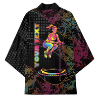 Personalized Jumping Fitness Kimono Trampoline Workout Pop Art