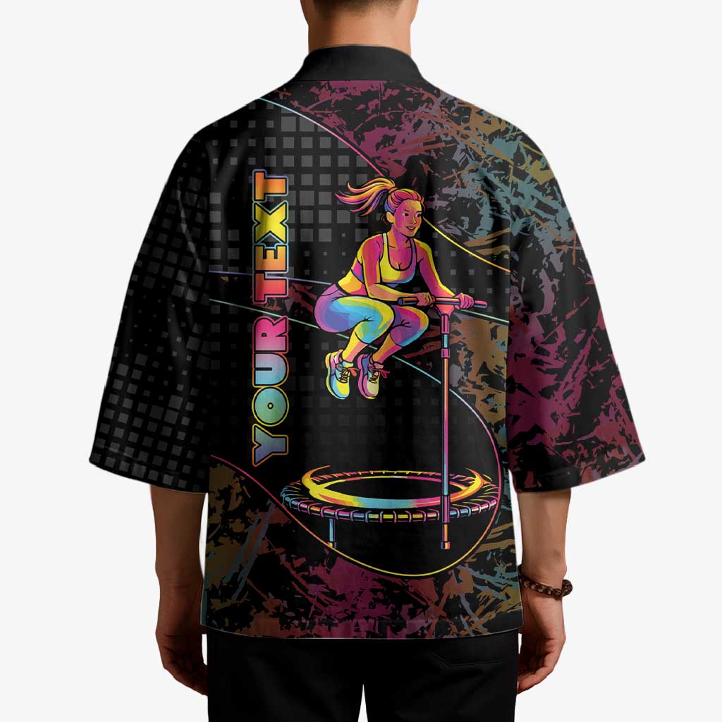 Personalized Jumping Fitness Kimono Trampoline Workout Pop Art
