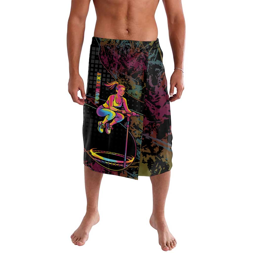Personalized Jumping Fitness Lavalava Trampoline Workout Pop Art