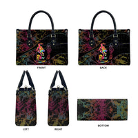 Jumping Fitness Leather Bag Trampoline Workout Pop Art