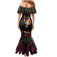 Personalized Jumping Fitness Mermaid Dress Trampoline Workout Pop Art