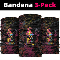 Jumping Fitness Neck Gaiter Trampoline Workout Pop Art