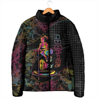 Personalized Jumping Fitness Padded Jacket Trampoline Workout Pop Art