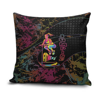 Jumping Fitness Pillow Cover Trampoline Workout Pop Art