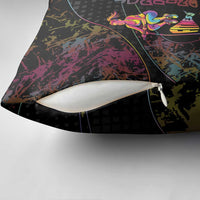Jumping Fitness Pillow Cover Trampoline Workout Pop Art