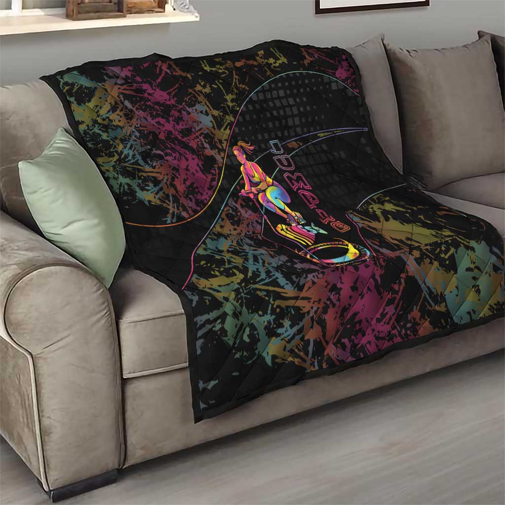 Jumping Fitness Quilt Trampoline Workout Pop Art