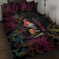 Jumping Fitness Quilt Bed Set Trampoline Workout Pop Art
