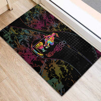 Jumping Fitness Rubber Doormat Trampoline Workout Pop Art
