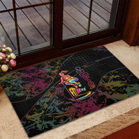 Jumping Fitness Rubber Doormat Trampoline Workout Pop Art