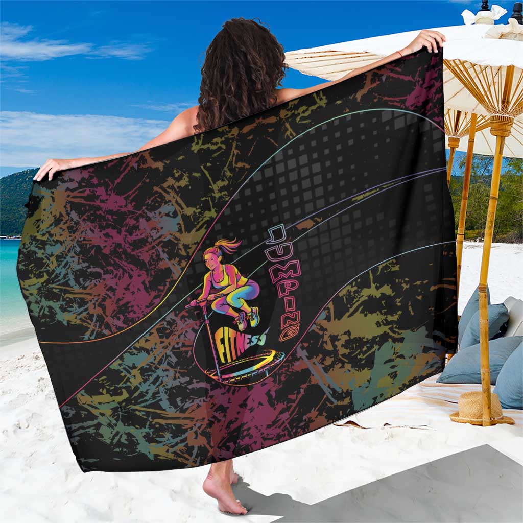 Jumping Fitness Sarong Trampoline Workout Pop Art
