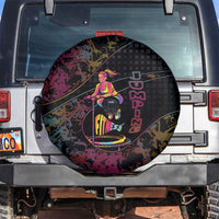 Jumping Fitness Spare Tire Cover Trampoline Workout Pop Art