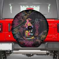 Jumping Fitness Spare Tire Cover Trampoline Workout Pop Art