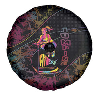 Jumping Fitness Spare Tire Cover Trampoline Workout Pop Art