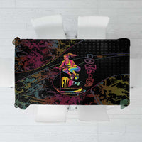 Jumping Fitness Tablecloth Trampoline Workout Pop Art