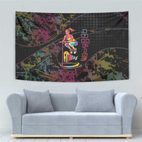 Jumping Fitness Tapestry Trampoline Workout Pop Art