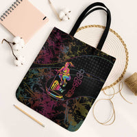 Jumping Fitness Tote Bag Trampoline Workout Pop Art