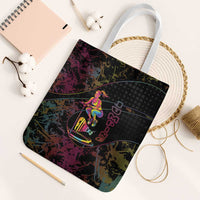 Jumping Fitness Tote Bag Trampoline Workout Pop Art