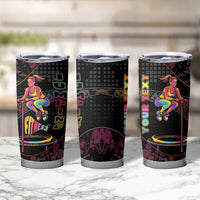 Personalized Jumping Fitness Tumbler Cup Trampoline Workout Pop Art