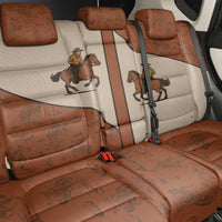Cowboy Back Car Seat Cover Horse Riding Retro Western Yoke