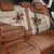 Cowboy Back Car Seat Cover Horse Riding Retro Western Yoke