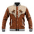 Cowboy Baseball Jacket Horse Riding Retro Western Yoke