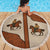 Cowboy Beach Blanket Horse Riding Retro Western Yoke
