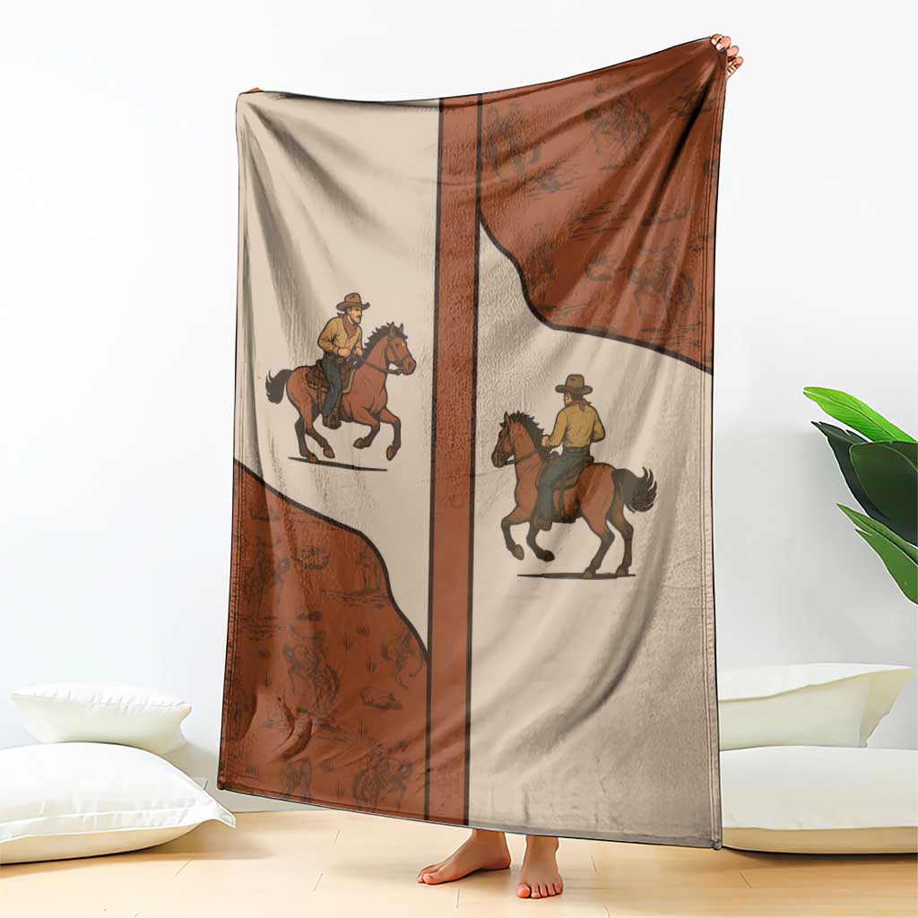 Cowboy Blanket Horse Riding Retro Western Yoke