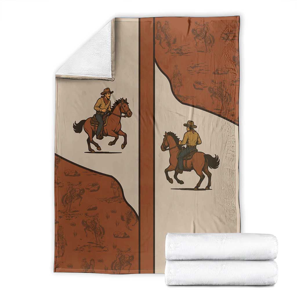 Cowboy Blanket Horse Riding Retro Western Yoke