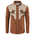 Cowboy Button Sweatshirt Horse Riding Retro Western Yoke