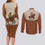 Cowboy Couples Matching Long Sleeve Bodycon Dress and Long Sleeve Button Shirt Horse Riding Retro Western Yoke