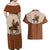Cowboy Couples Matching Off Shoulder Maxi Dress and Hawaiian Shirt Horse Riding Retro Western Yoke