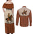 Cowboy Couples Matching Off Shoulder Maxi Dress and Long Sleeve Button Shirt Horse Riding Retro Western Yoke