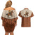 Cowboy Couples Matching Off Shoulder Short Dress and Hawaiian Shirt Horse Riding Retro Western Yoke