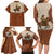 Cowboy Family Matching Long Sleeve Bodycon Dress and Hawaiian Shirt Horse Riding Retro Western Yoke