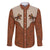 Cowboy Family Matching Long Sleeve Bodycon Dress and Hawaiian Shirt Horse Riding Retro Western Yoke