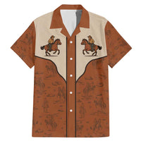 Cowboy Family Matching Mermaid Dress and Hawaiian Shirt Horse Riding Retro Western Yoke