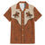 Cowboy Family Matching Mermaid Dress and Hawaiian Shirt Horse Riding Retro Western Yoke