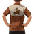 Cowboy Family Matching Off The Shoulder Long Sleeve Dress and Hawaiian Shirt Horse Riding Retro Western Yoke