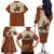 Cowboy Family Matching Off The Shoulder Long Sleeve Dress and Hawaiian Shirt Horse Riding Retro Western Yoke