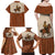Cowboy Family Matching Off Shoulder Maxi Dress and Hawaiian Shirt Horse Riding Retro Western Yoke