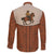 Cowboy Family Matching Short Sleeve Bodycon Dress and Hawaiian Shirt Horse Riding Retro Western Yoke