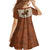 Cowboy Family Matching Summer Maxi Dress and Hawaiian Shirt Horse Riding Retro Western Yoke
