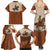 Cowboy Family Matching Summer Maxi Dress and Hawaiian Shirt Horse Riding Retro Western Yoke