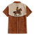 Cowboy Family Matching Summer Maxi Dress and Hawaiian Shirt Horse Riding Retro Western Yoke
