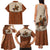 Cowboy Family Matching Tank Maxi Dress and Hawaiian Shirt Horse Riding Retro Western Yoke